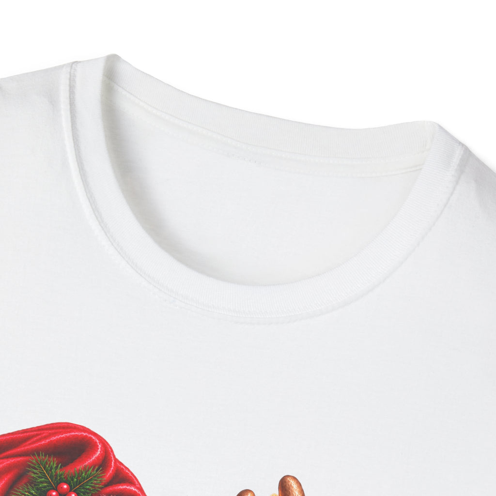 Santa & Rudolph “Boop!” Christmas Graphic Tee 🎄❤️