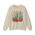Cafecito & Good Vibes Sweatshirt ☕🇵🇷🌺 - Puerto Rican Inspired Cozy Crewneck