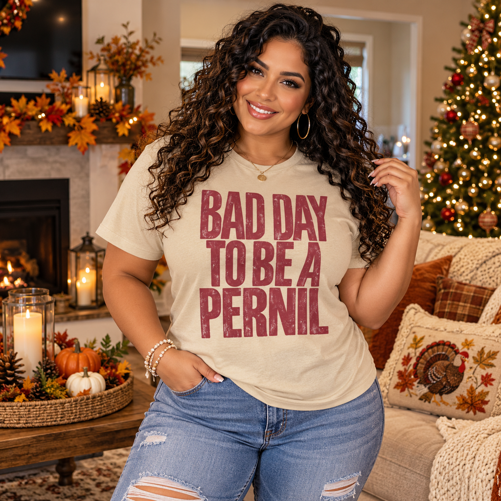 Bad Day to Be a Pernil Tee - Funny Puerto Rican Holiday Shirt